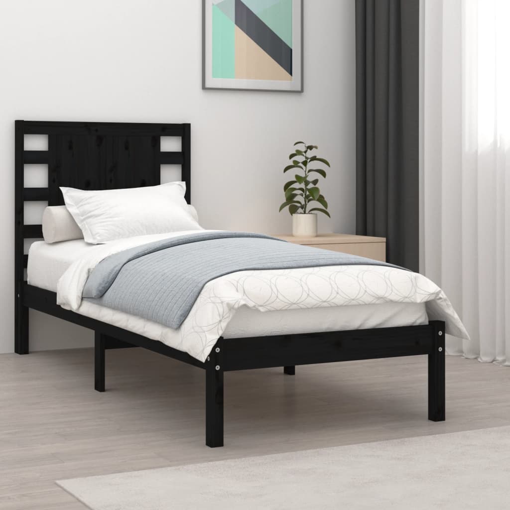 Bed Frame Without Mattress Single Solid Wood