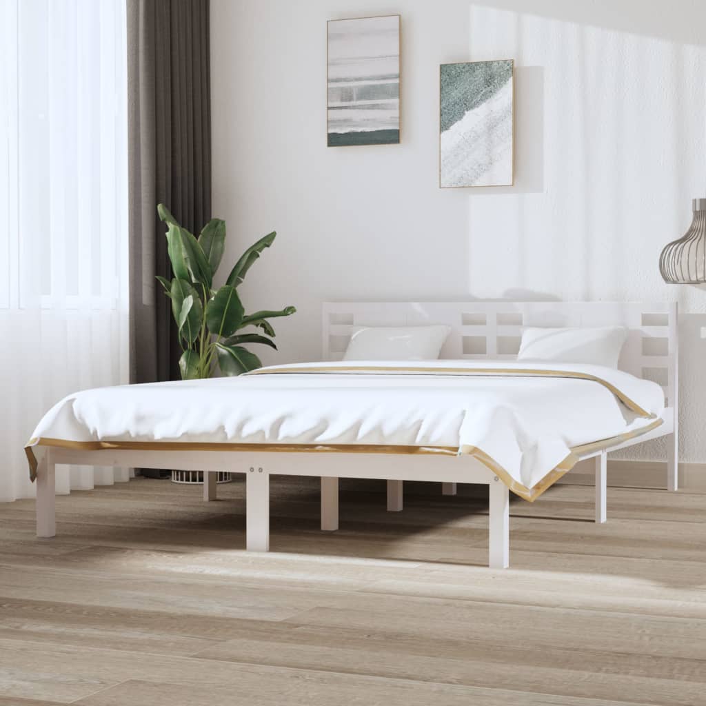 Bed Frame Without Mattress Single Solid Wood