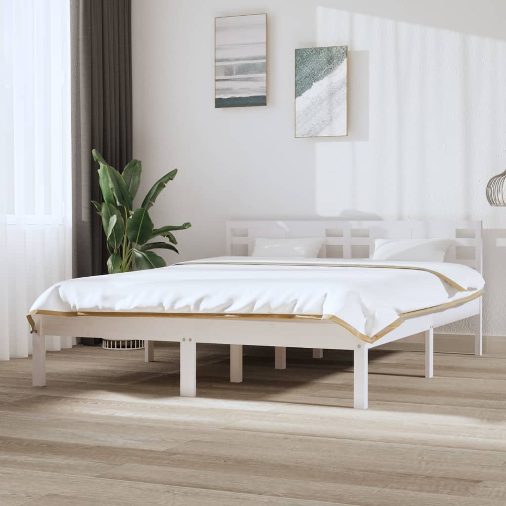 Bed Frame Without Mattress Single Solid Wood