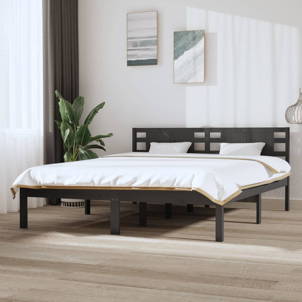 Bed Frame Without Mattress Single Solid Wood
