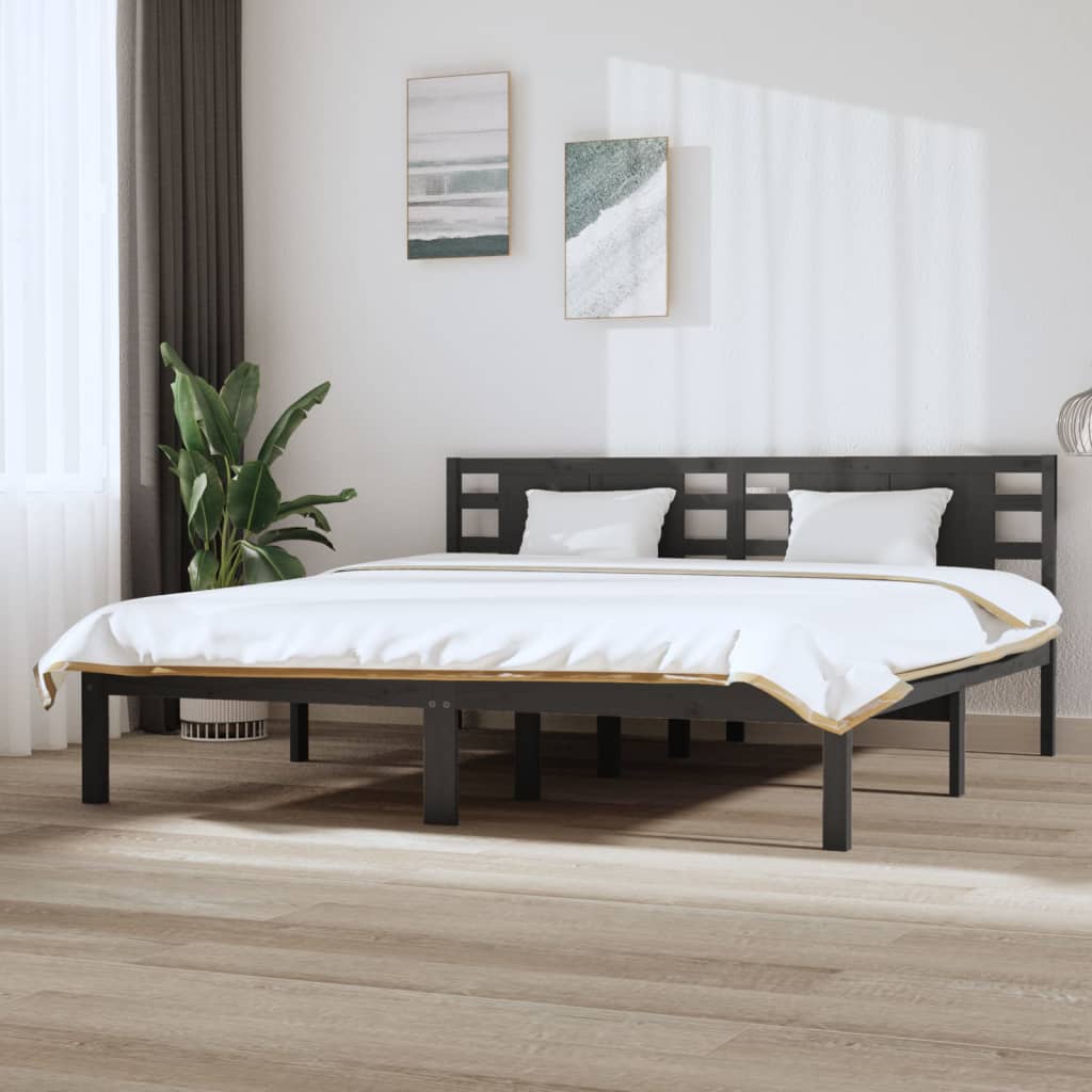 Bed Frame Without Mattress Single Solid Wood