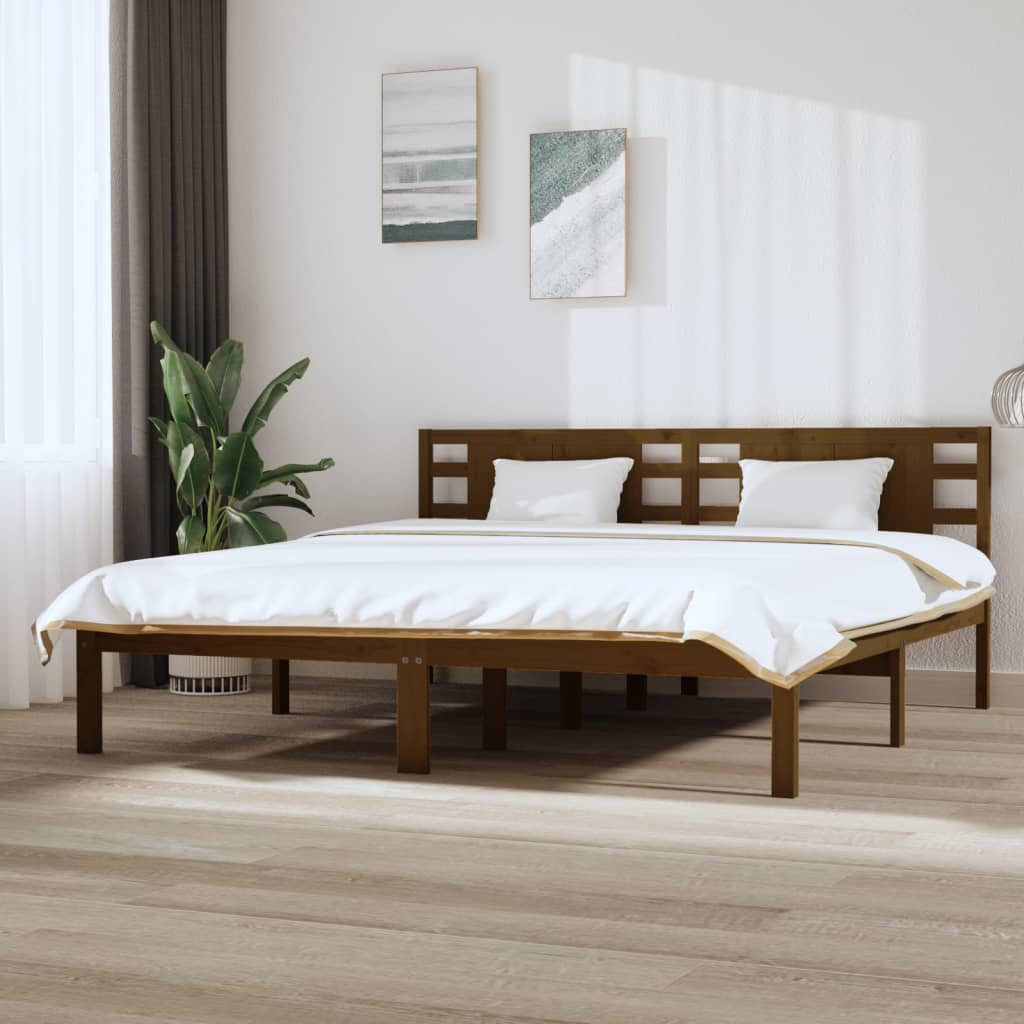 Bed Frame Without Mattress Single Solid Wood