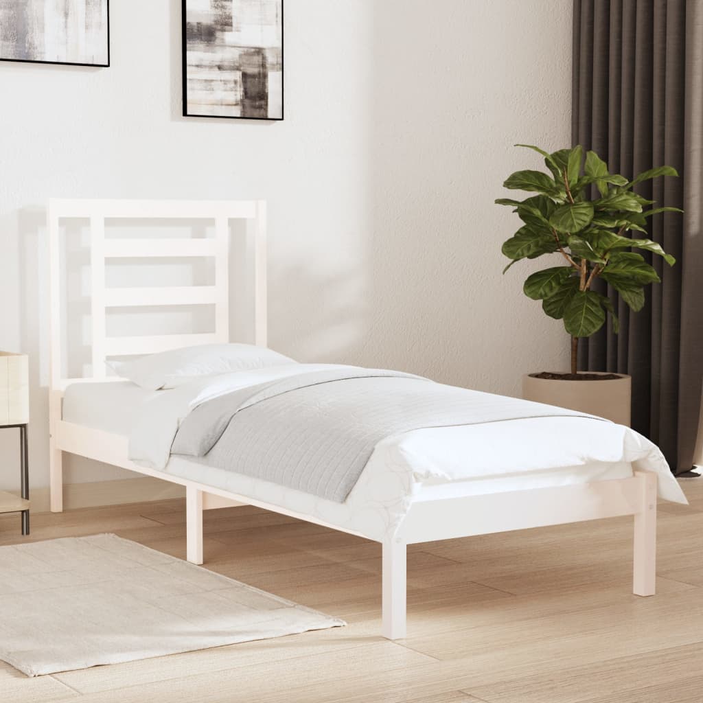 Bed Frame Without Mattress Solid Wood Pine