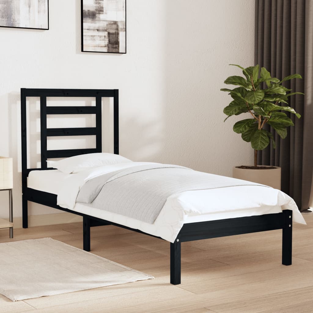 Bed Frame Without Mattress Solid Wood Pine