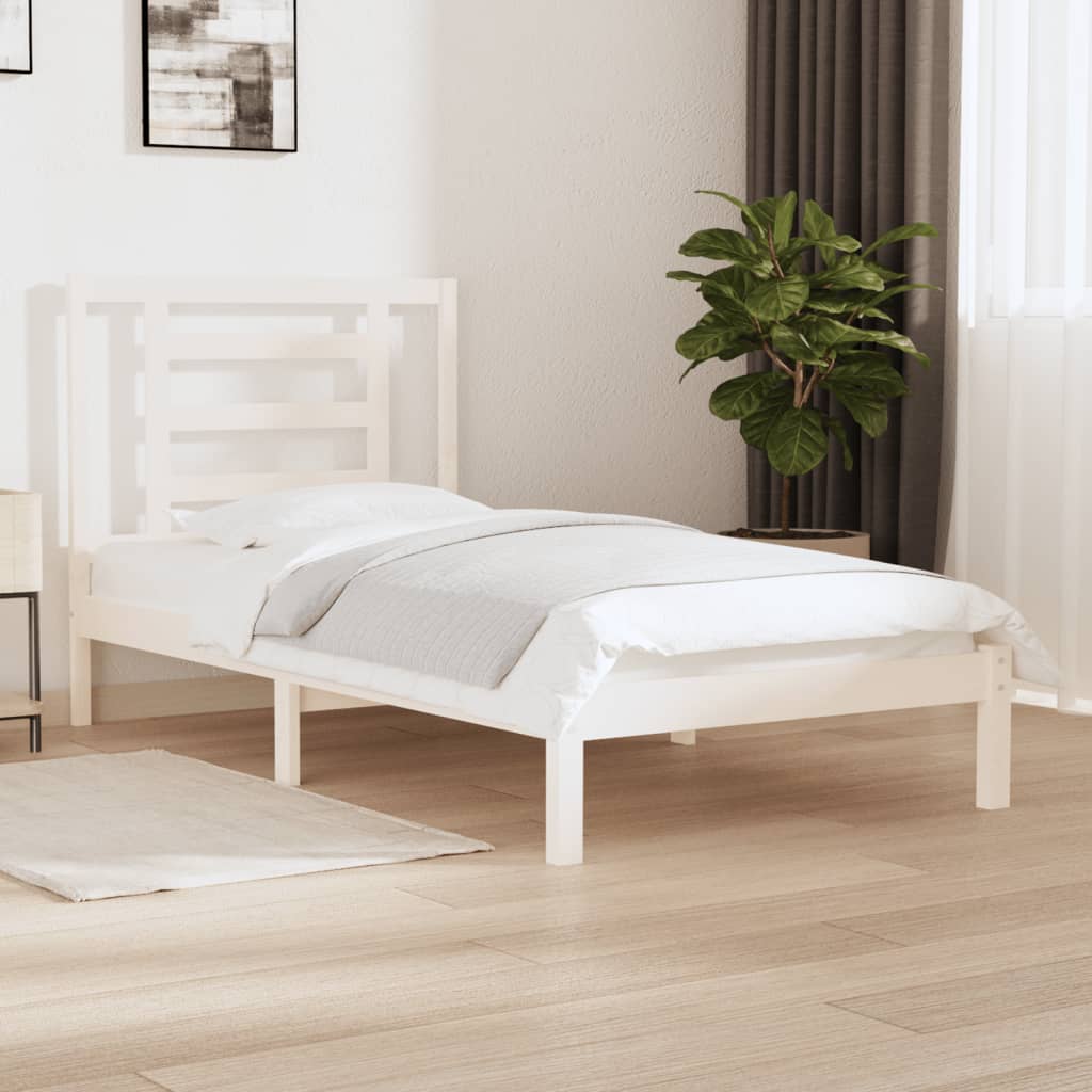 Bed Frame Without Mattress Solid Wood Pine