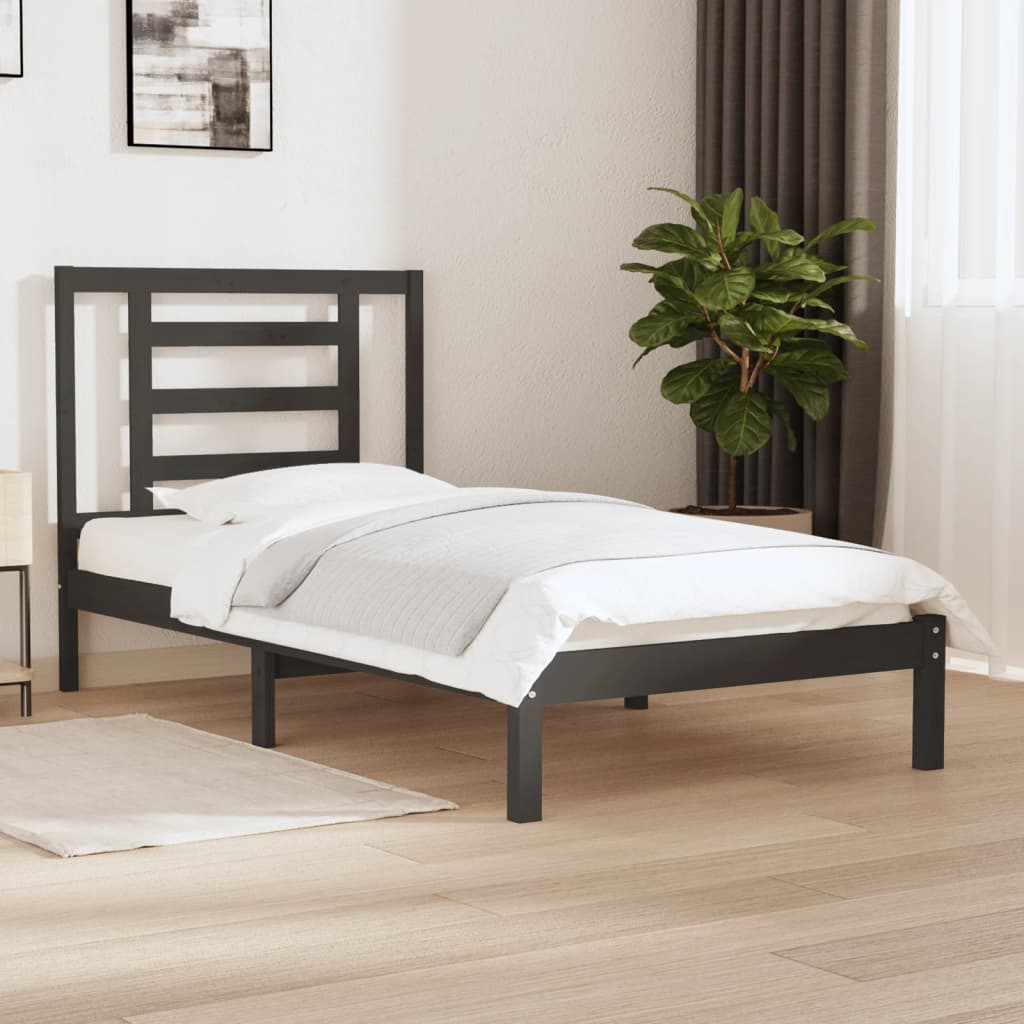 Bed Frame Without Mattress Solid Wood Pine