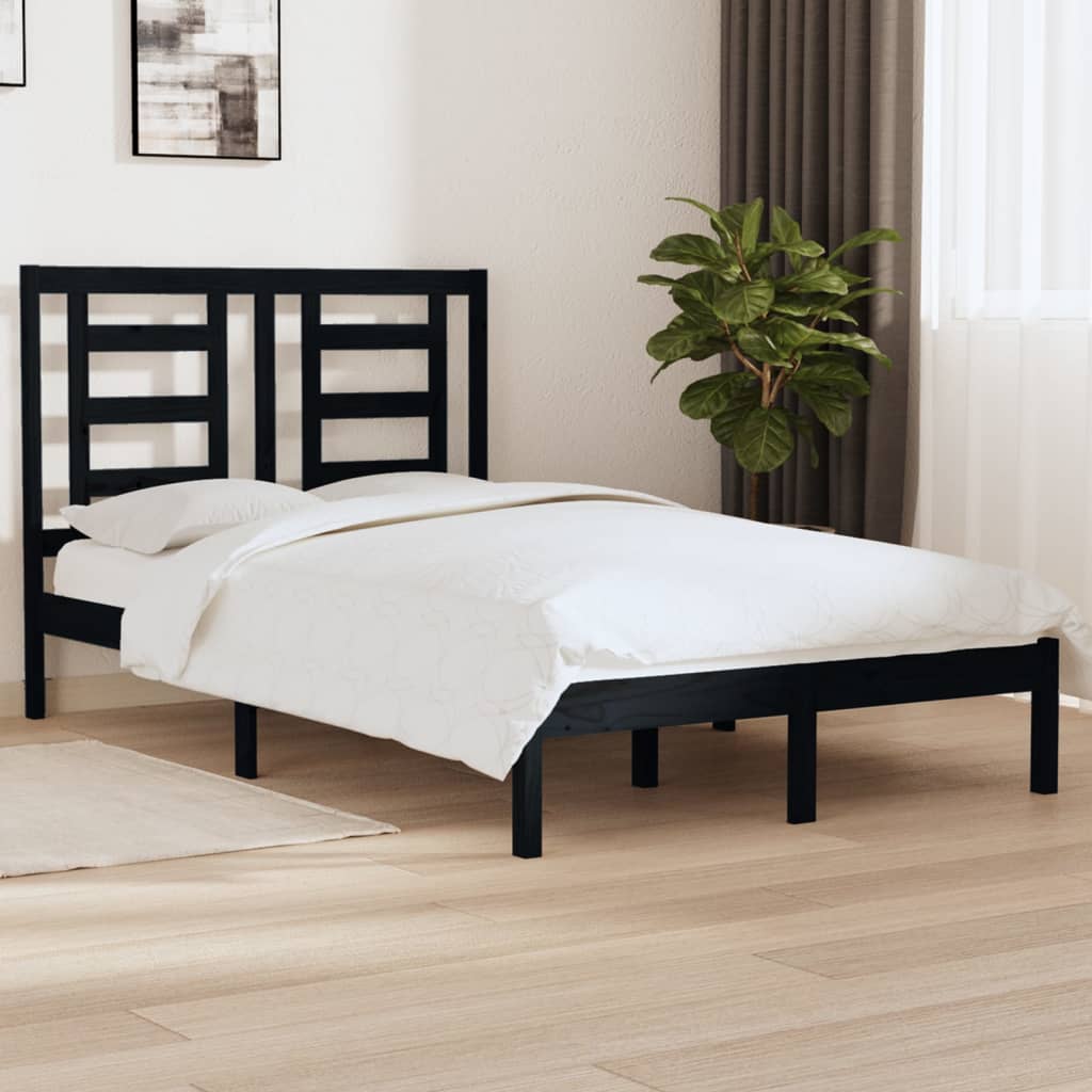 Bed Frame Without Mattress Solid Wood Pine