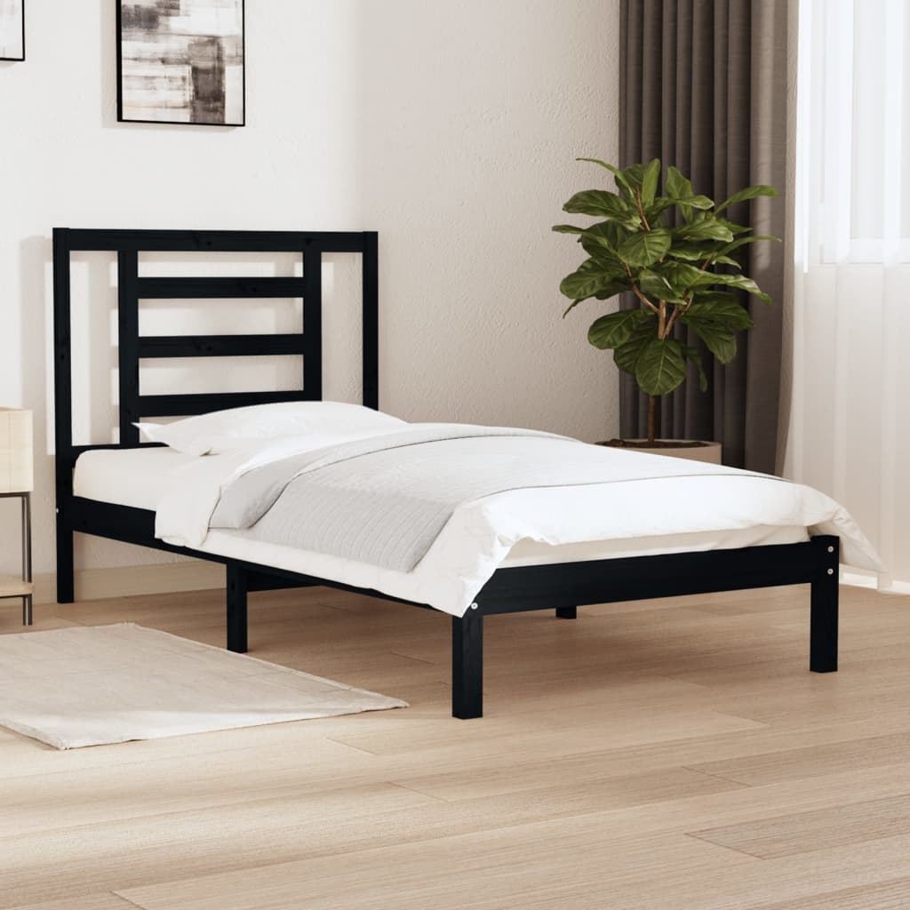 Bed Frame Without Mattress Solid Wood Pine