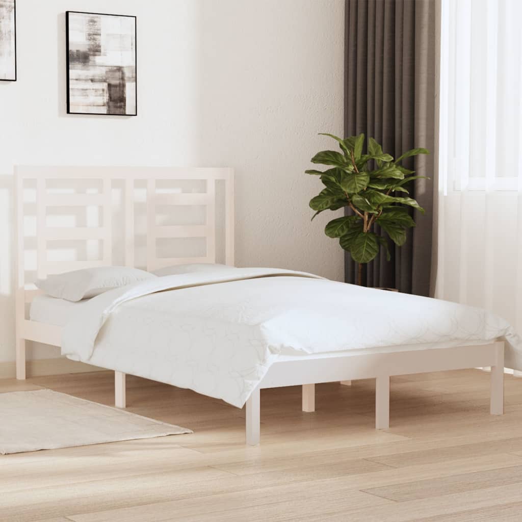 Bed Frame Without Mattress Solid Wood Pine