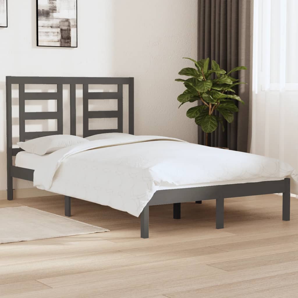 Bed Frame Without Mattress Solid Wood Pine