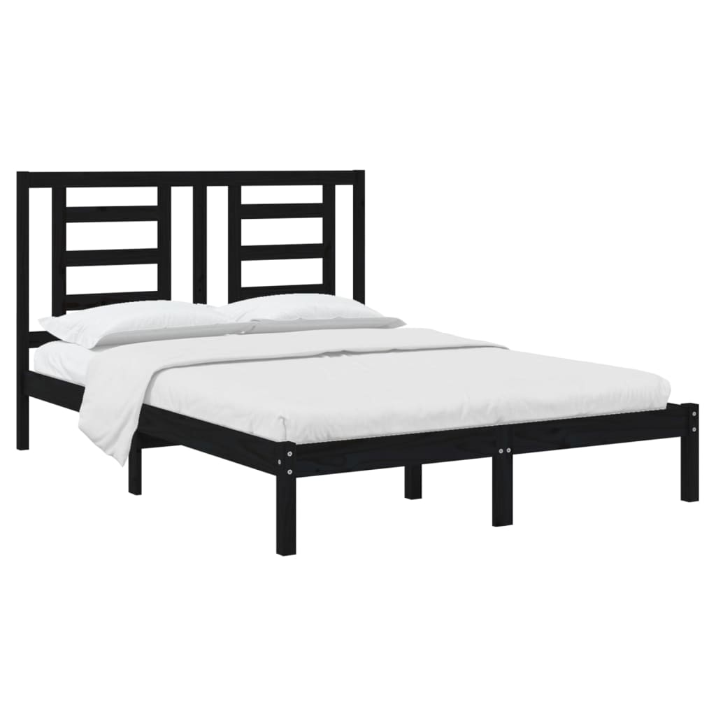Bed Frame Without Mattress Solid Wood Pine