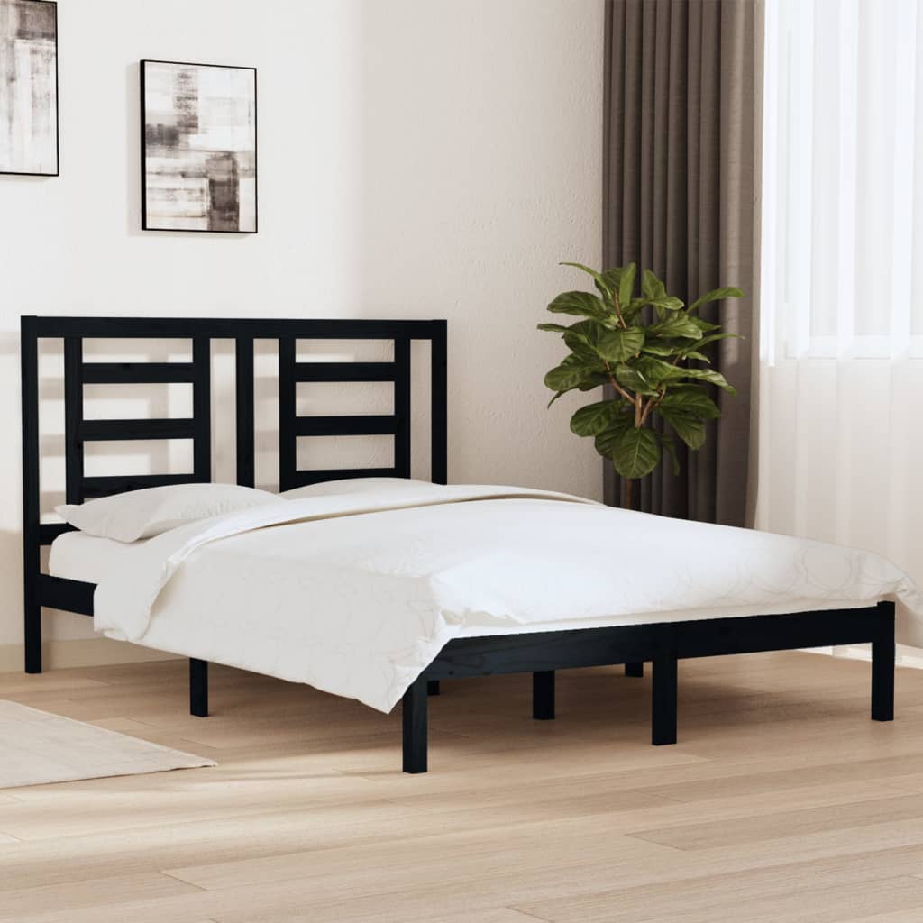 Bed Frame Without Mattress Solid Wood Pine