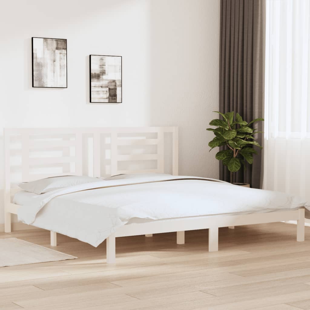 Bed Frame Without Mattress Solid Wood Pine