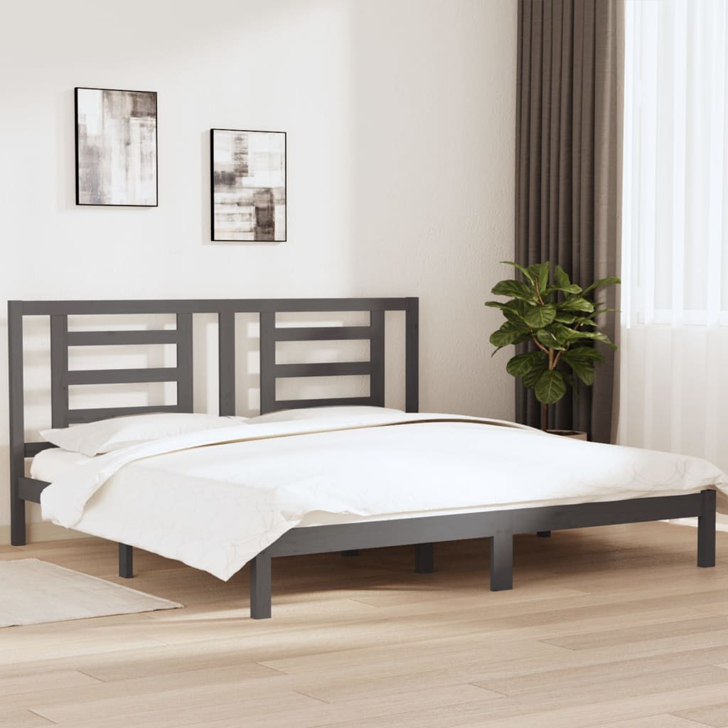 Bed Frame Without Mattress Solid Wood Pine