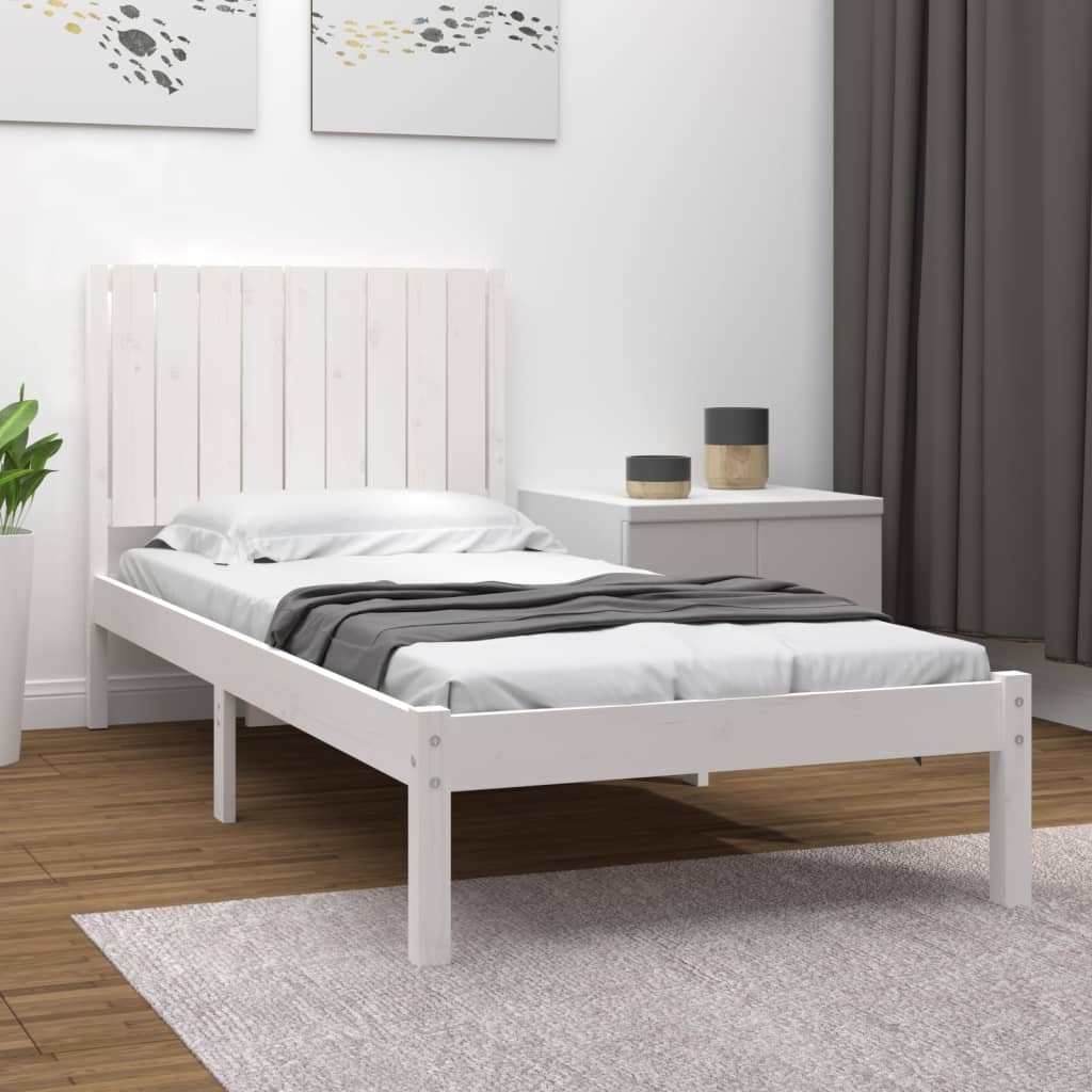 Bed Frame Without Mattress Solid Wood Pine