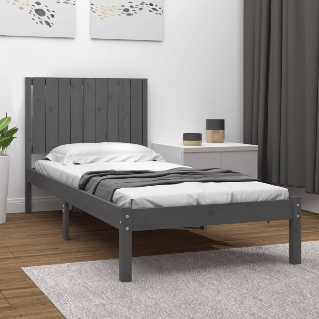 Bed Frame Without Mattress Solid Wood Pine