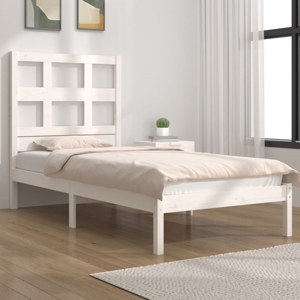 Bed Frame Without Mattress Solid Wood Pine