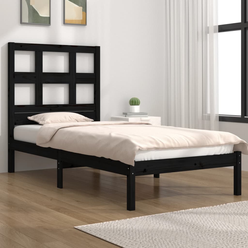 Bed Frame Without Mattress Solid Wood Pine