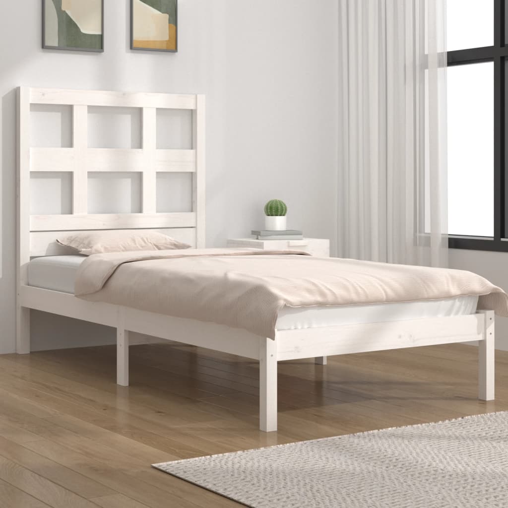 Bed Frame Without Mattress Solid Wood Pine