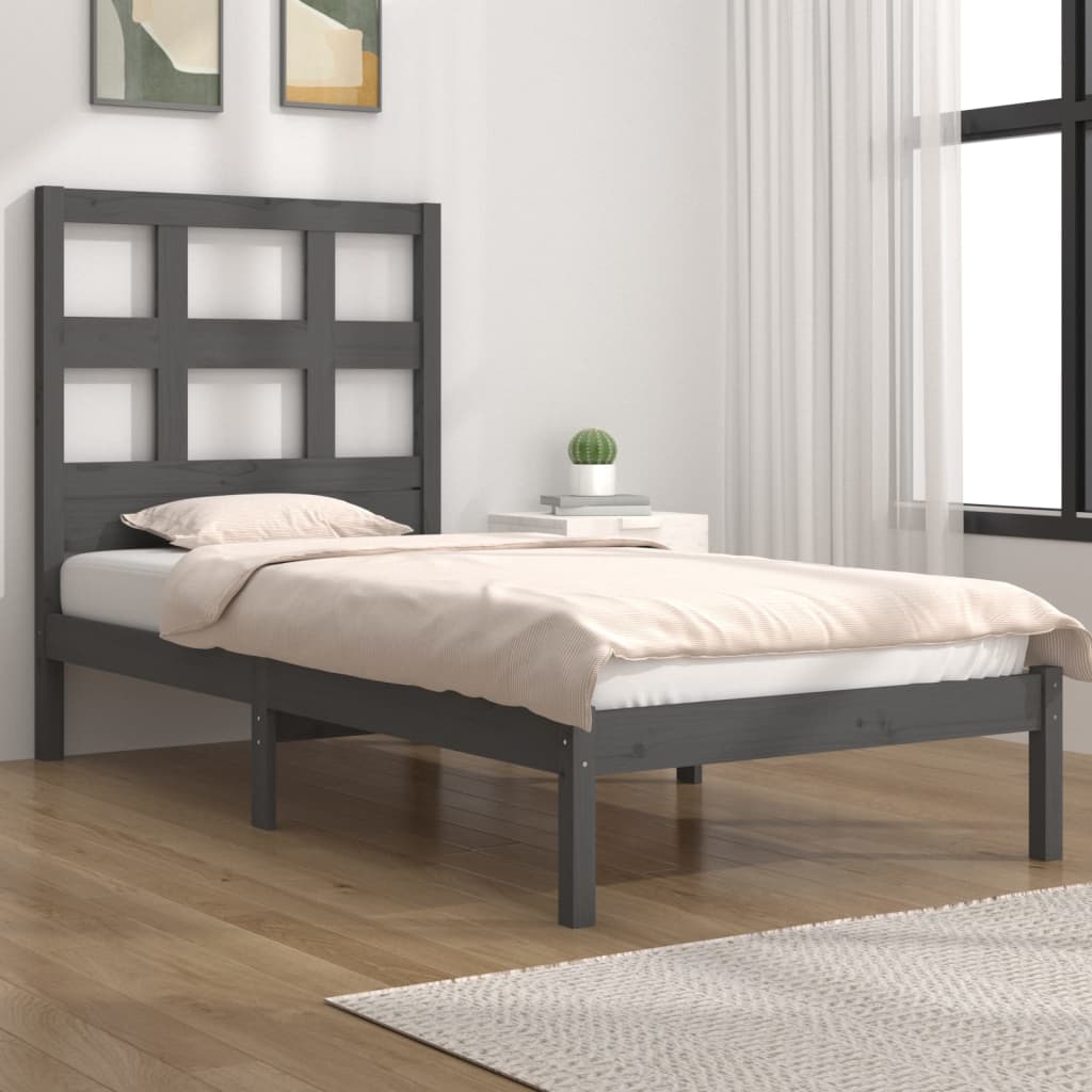 Bed Frame Without Mattress Solid Wood Pine