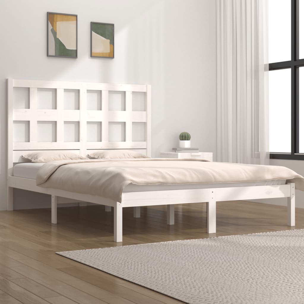 Bed Frame Without Mattress Solid Wood Pine