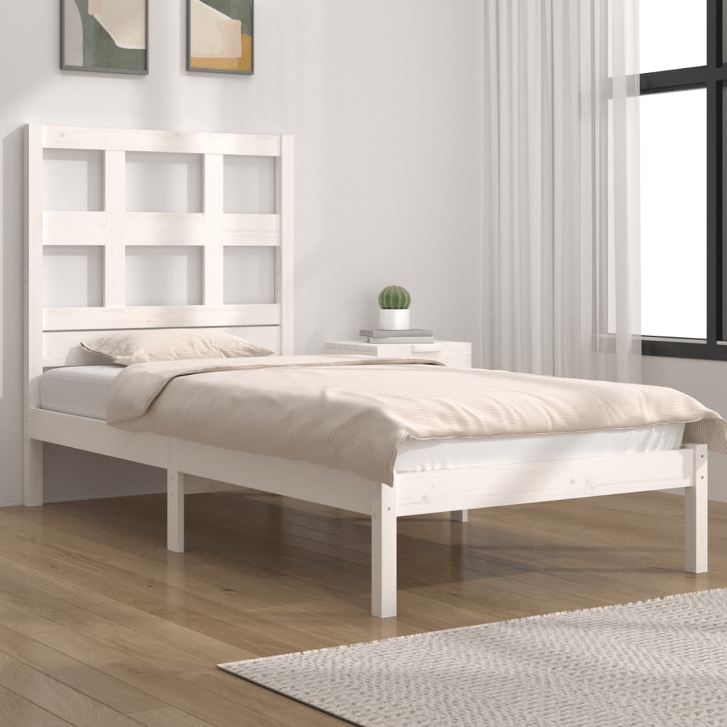 Bed Frame Without Mattress Solid Wood Pine