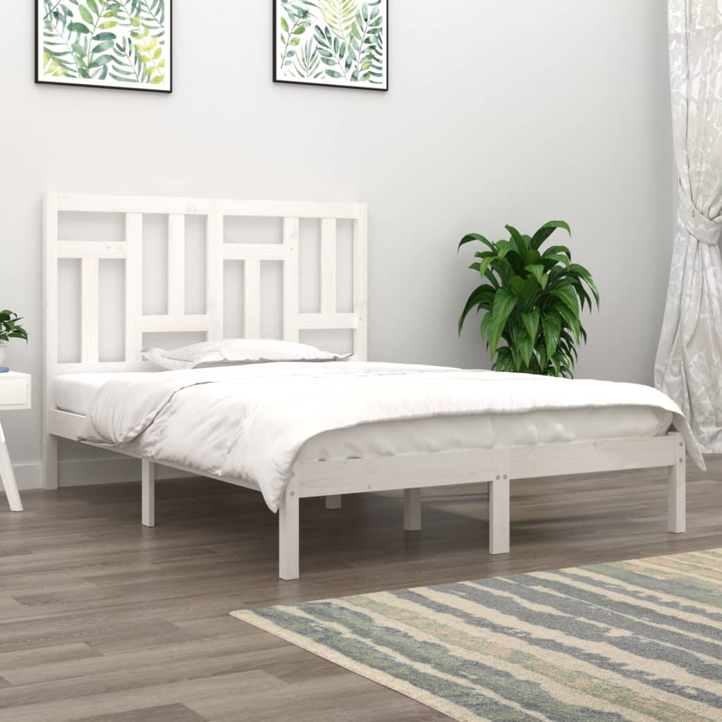 Bed Frame Without Mattress Solid Wood Pine