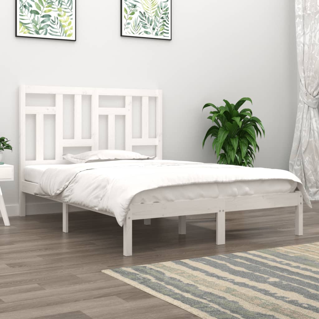 Bed Frame Without Mattress Solid Wood Pine