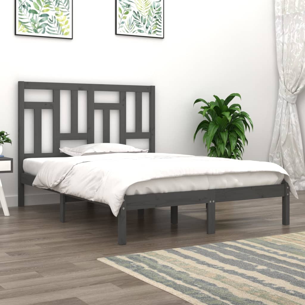 Bed Frame Without Mattress Solid Wood Pine