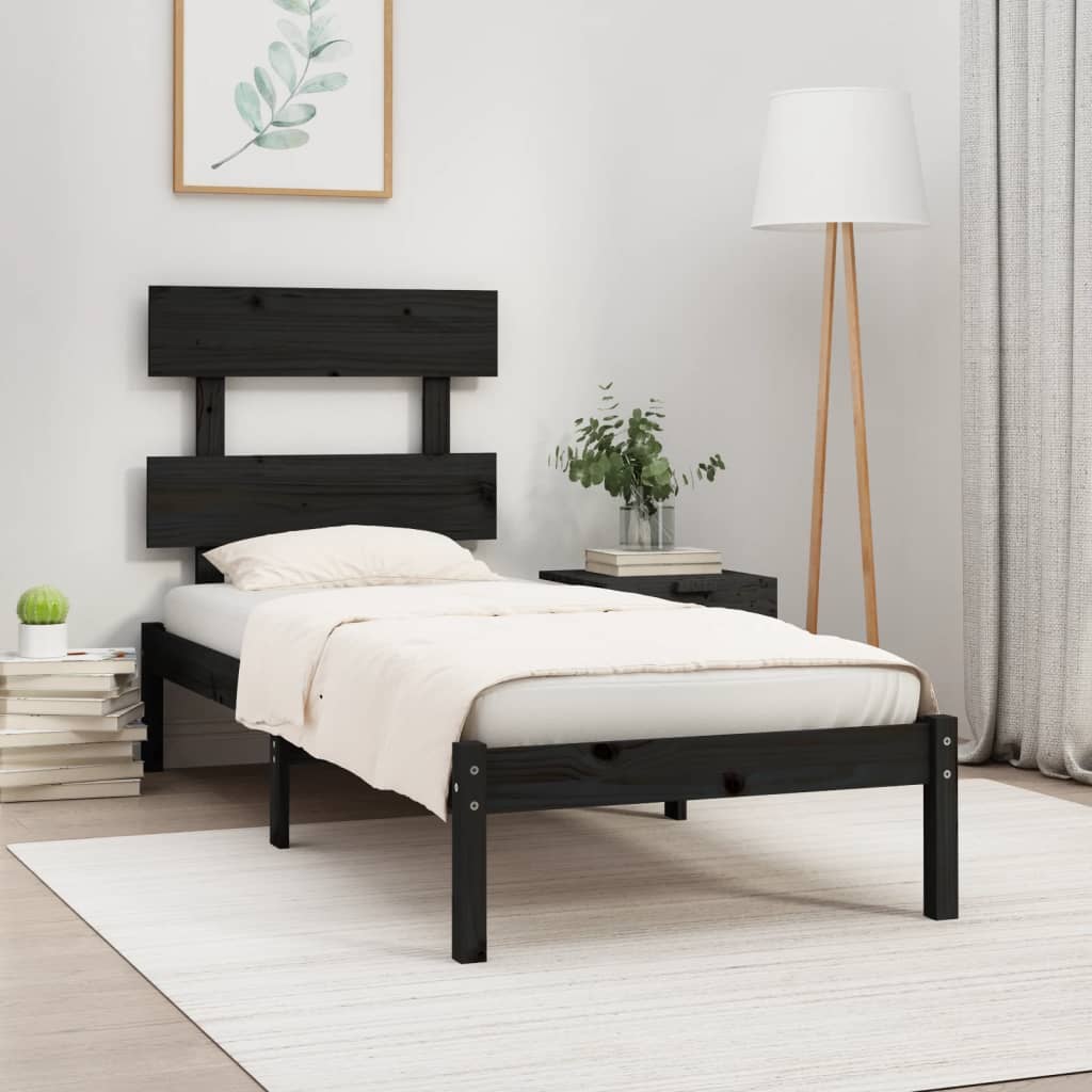 Bed Frame Without Mattress Small Double Solid Wood