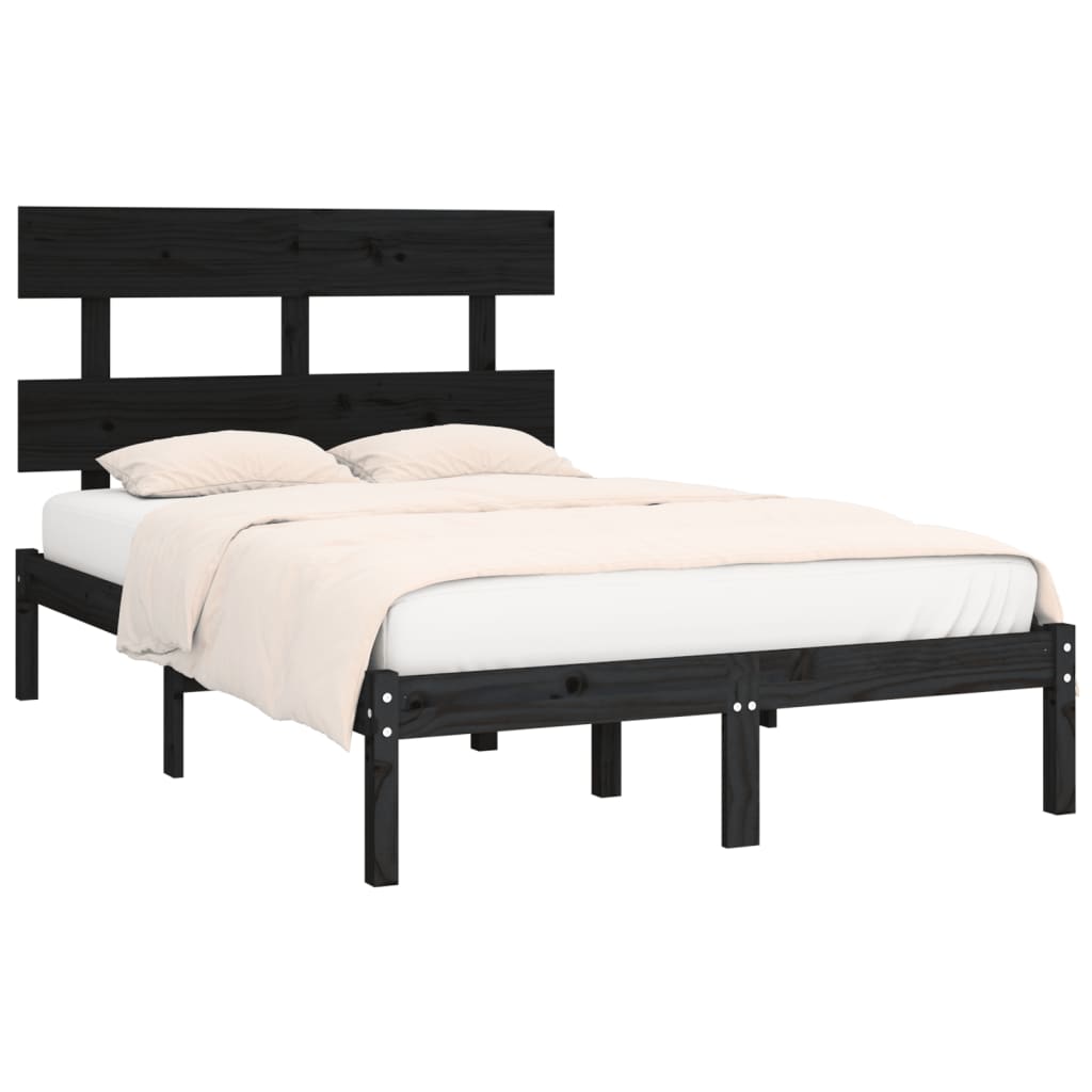 Bed Frame Without Mattress Small Double Solid Wood
