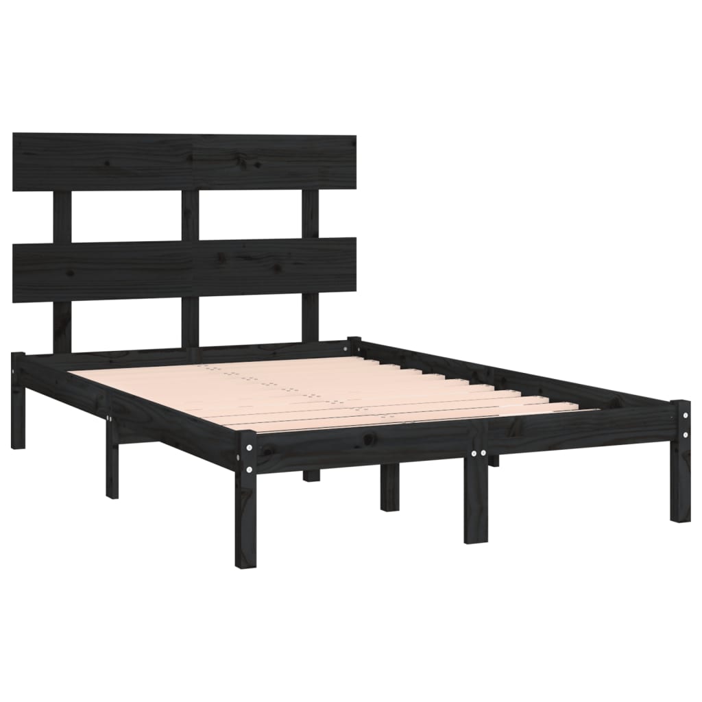 Bed Frame Without Mattress Small Double Solid Wood