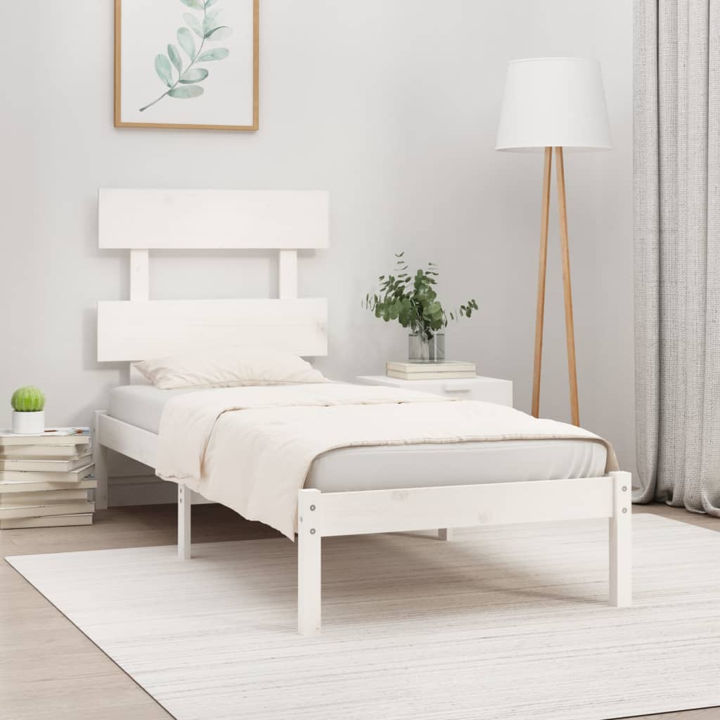 Bed Frame Without Mattress Small Double Solid Wood
