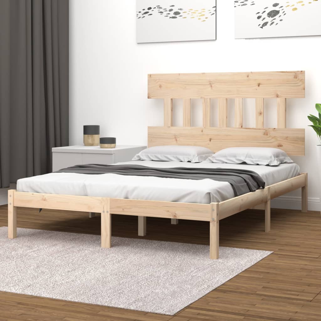 Bed Frame Without Mattress Solid Wood