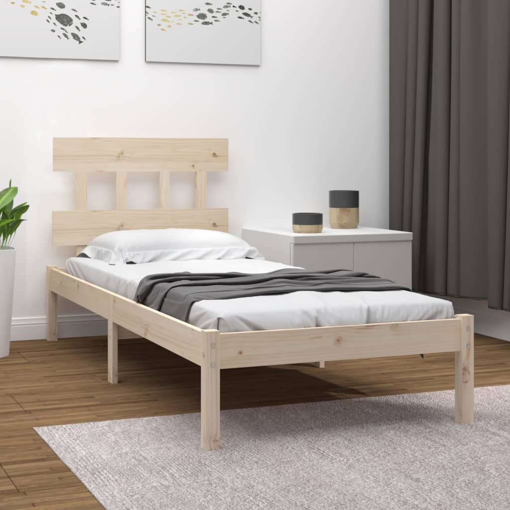 Bed Frame Without Mattress Solid Wood