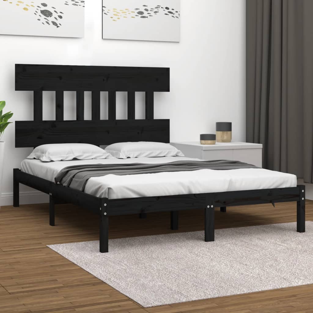 Bed Frame Without Mattress Solid Wood