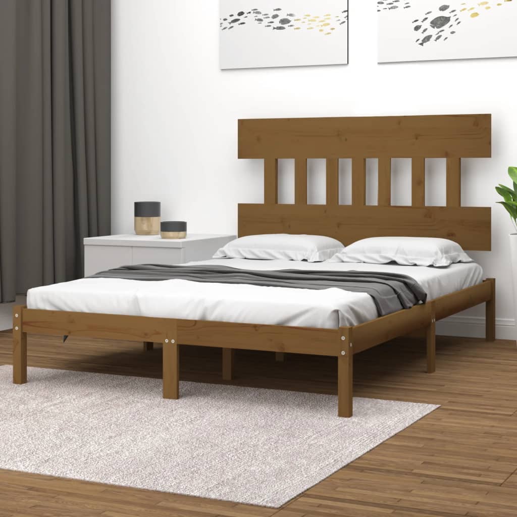 Bed Frame Without Mattress Solid Wood