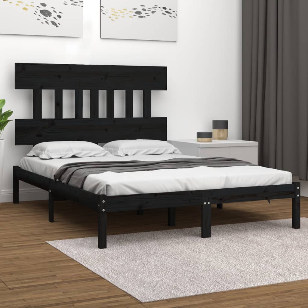 Bed Frame Without Mattress Solid Wood