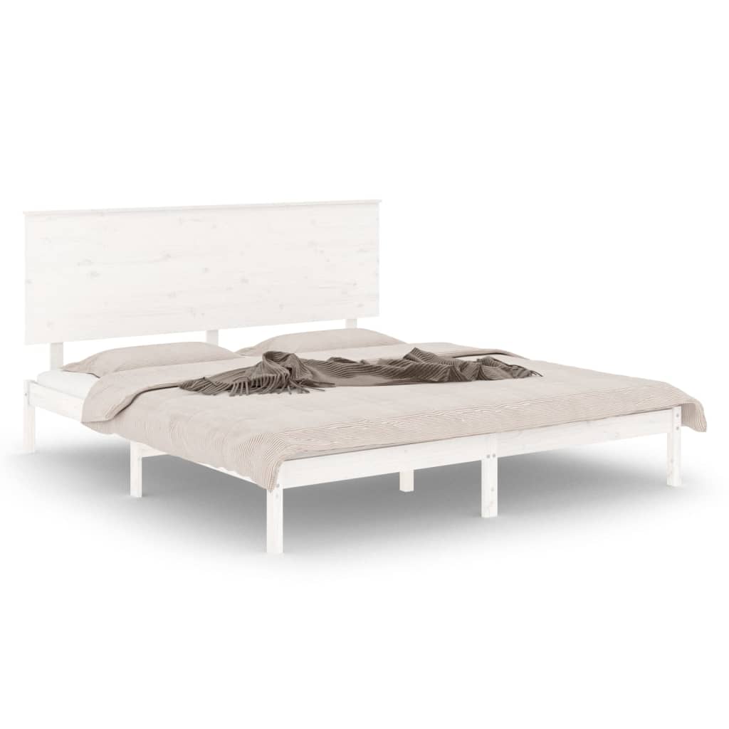 Bed Frame Without Mattress Solid Wood Pine