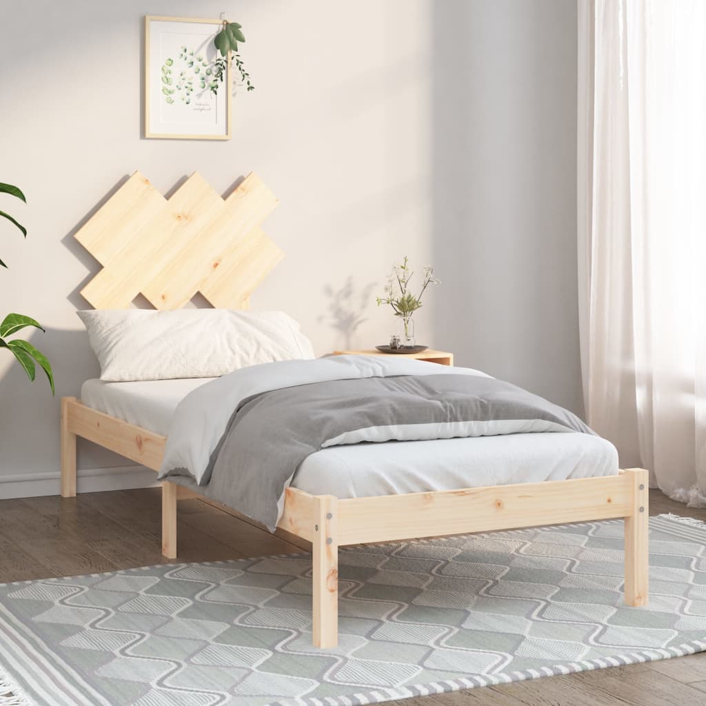 Bed Frame Without Mattress Double Solid Wood
