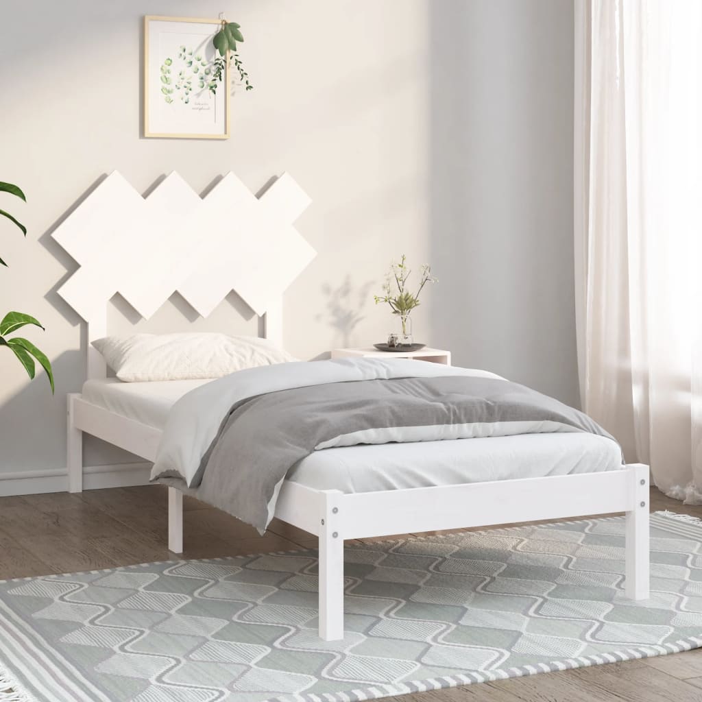 Bed Frame Without Mattress Double Solid Wood