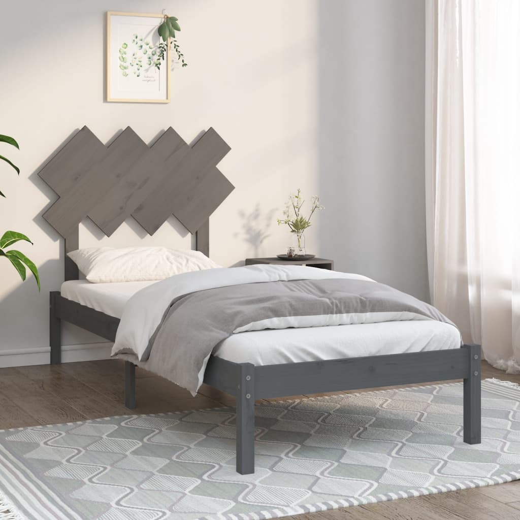 Bed Frame Without Mattress Double Solid Wood