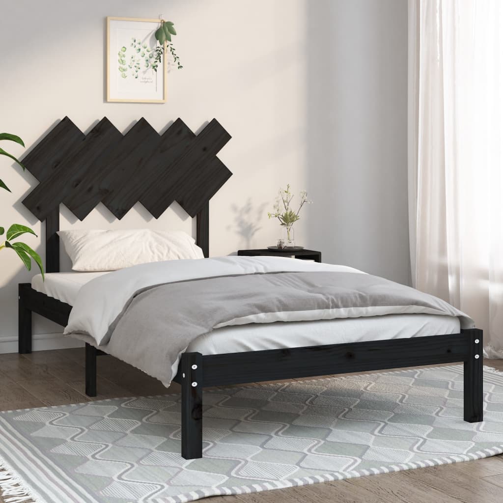 Bed Frame Without Mattress Double Solid Wood
