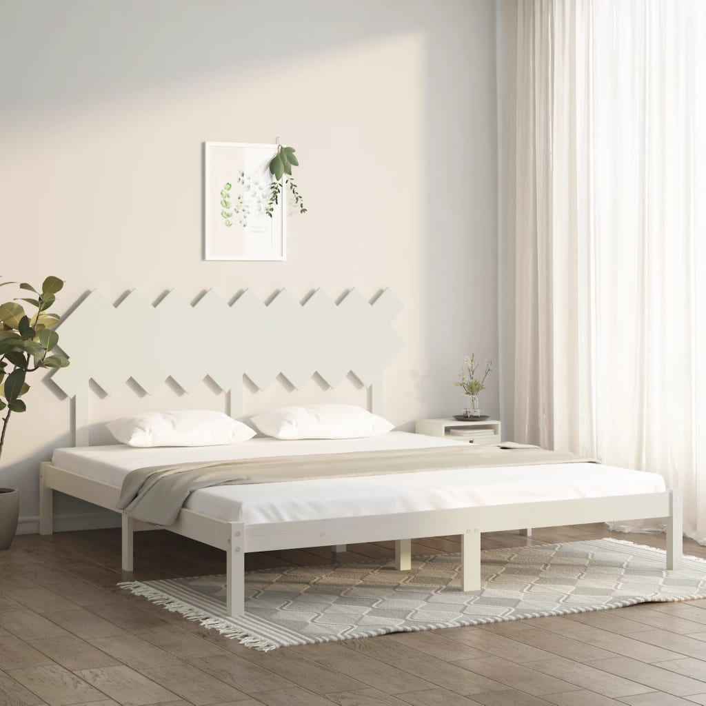 Bed Frame Without Mattress Double Solid Wood