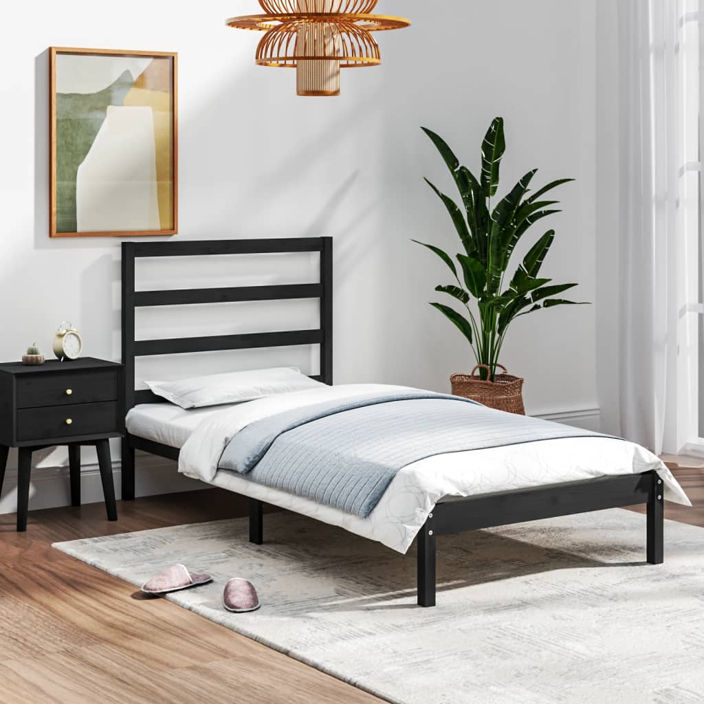 Bed Frame Without Mattress Solid Wood Pine