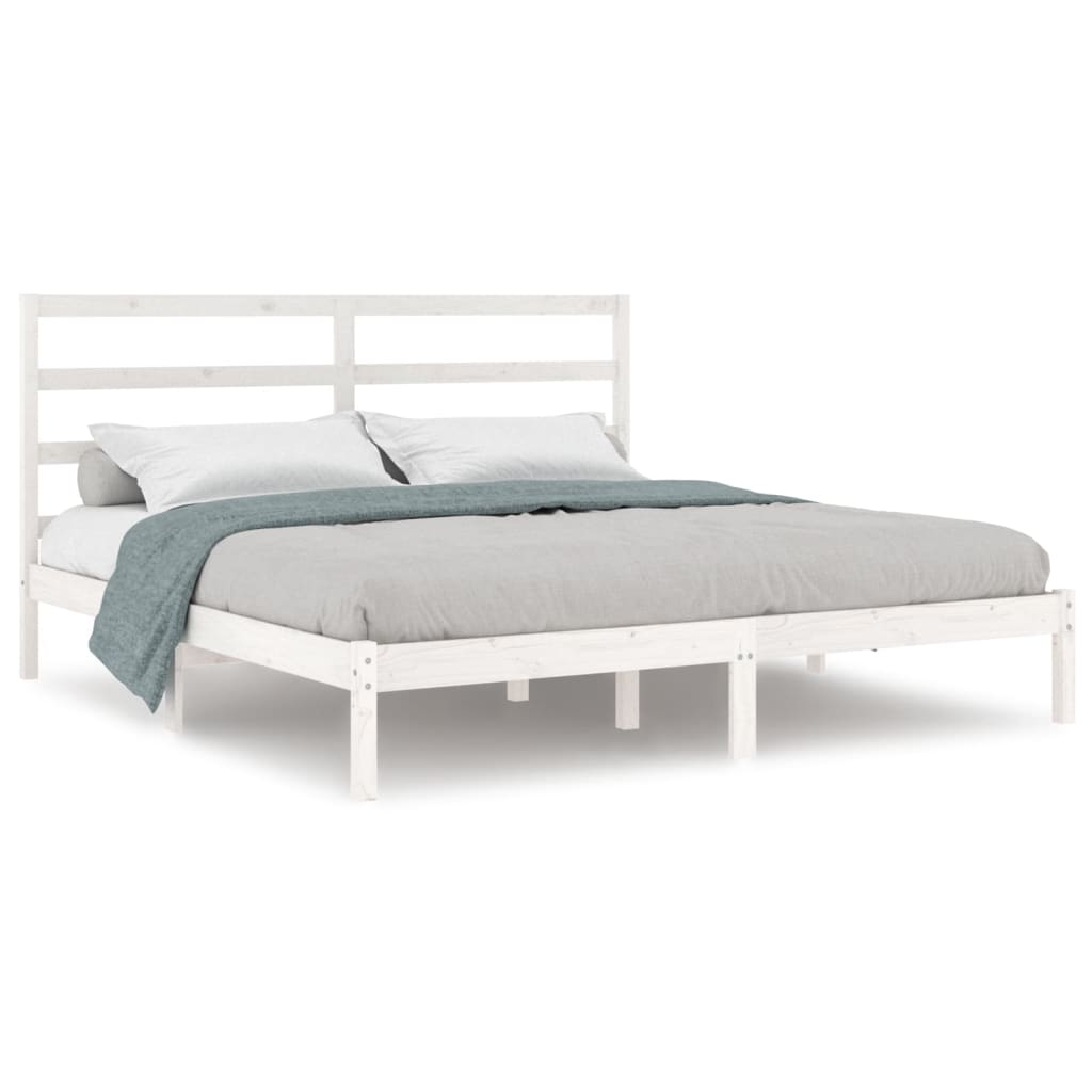 Bed Frame Without Mattress Solid Wood Pine