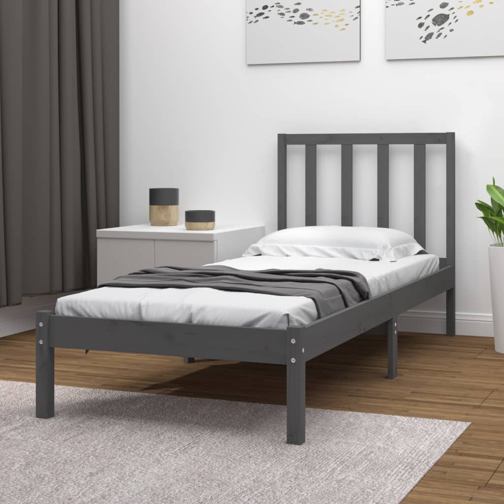 Bed Frame Without Mattress Solid Wood Pine