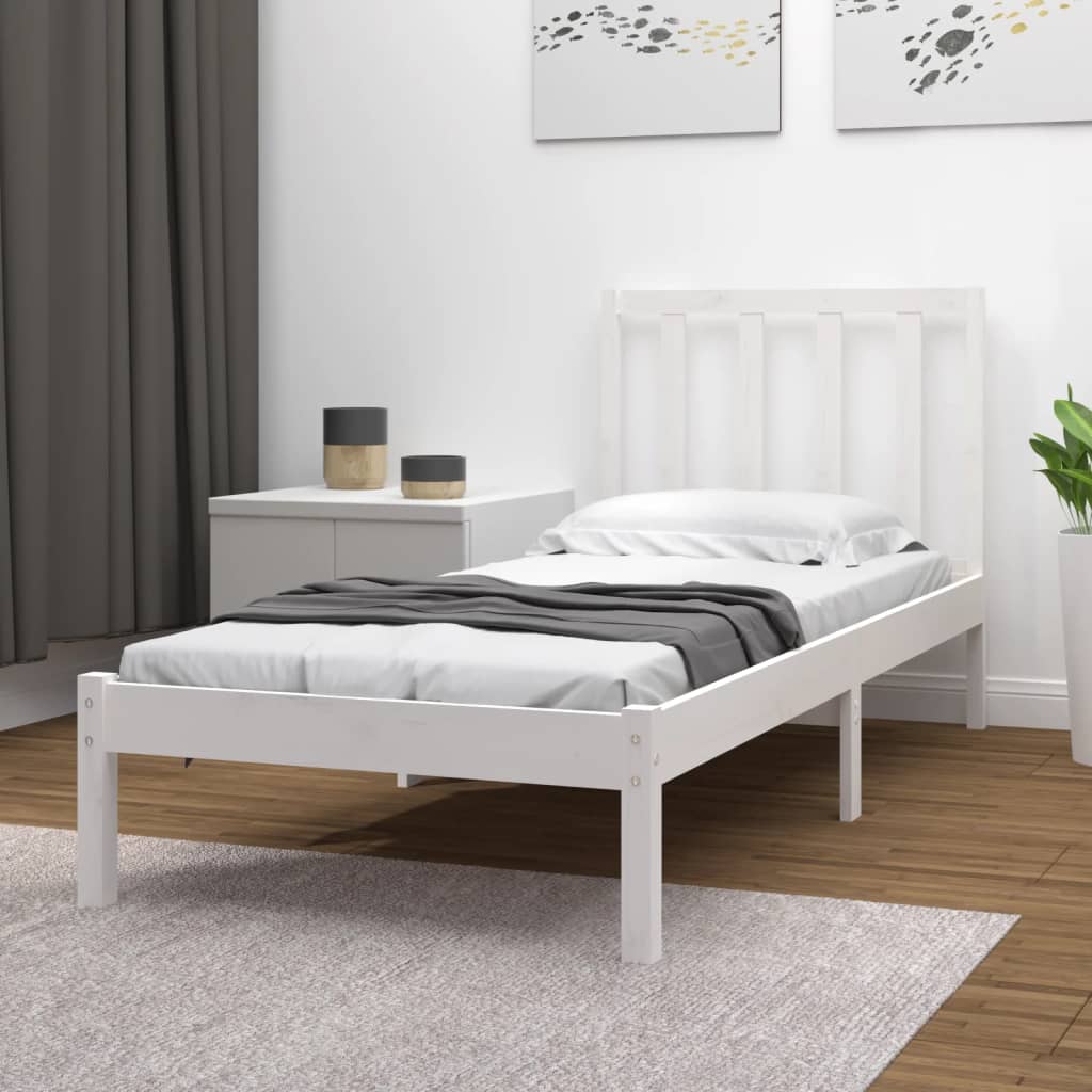 Bed Frame Without Mattress Solid Wood Pine