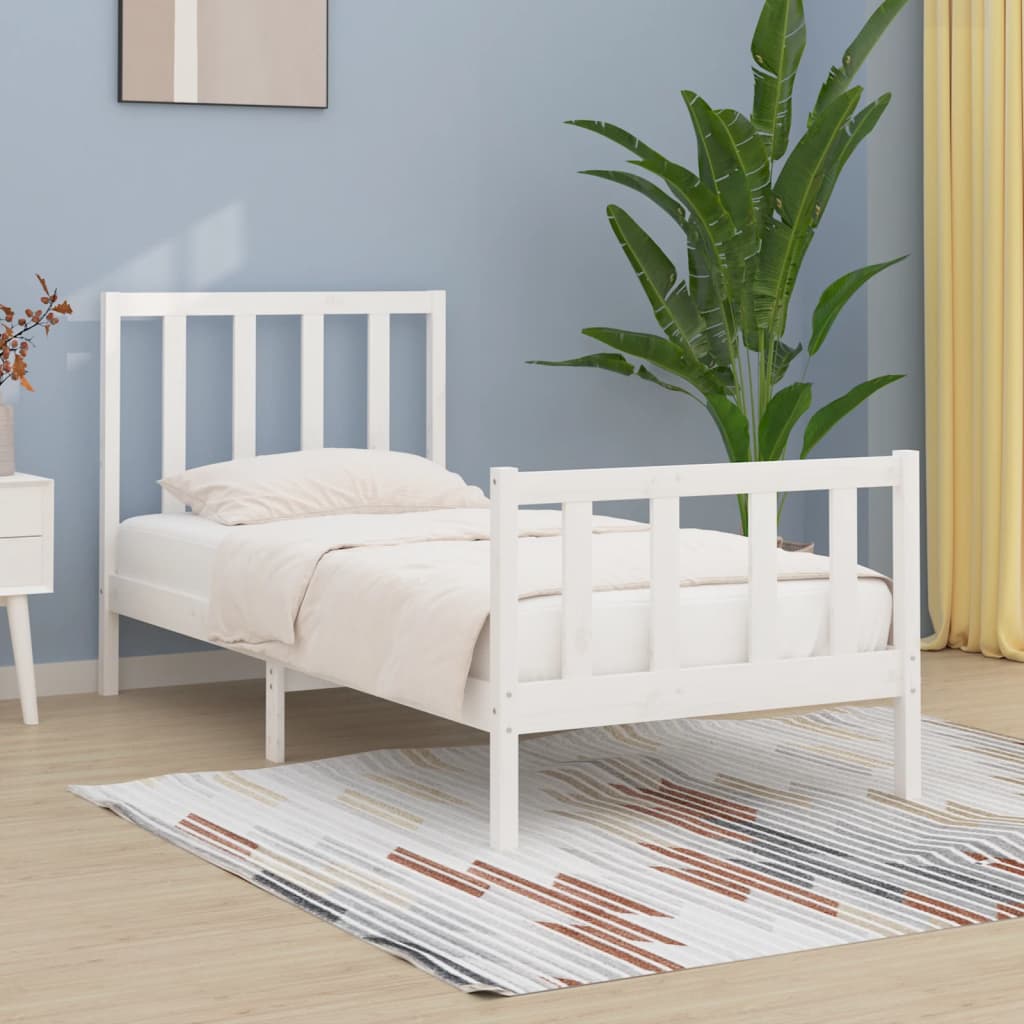 Bed Frame Without Mattress Small Double Solid Wood