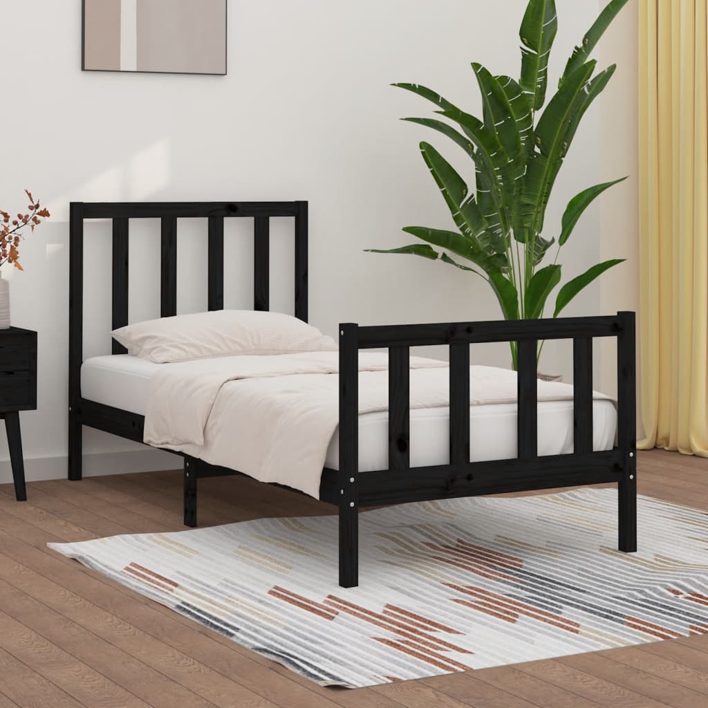 Bed Frame Without Mattress Small Double Solid Wood